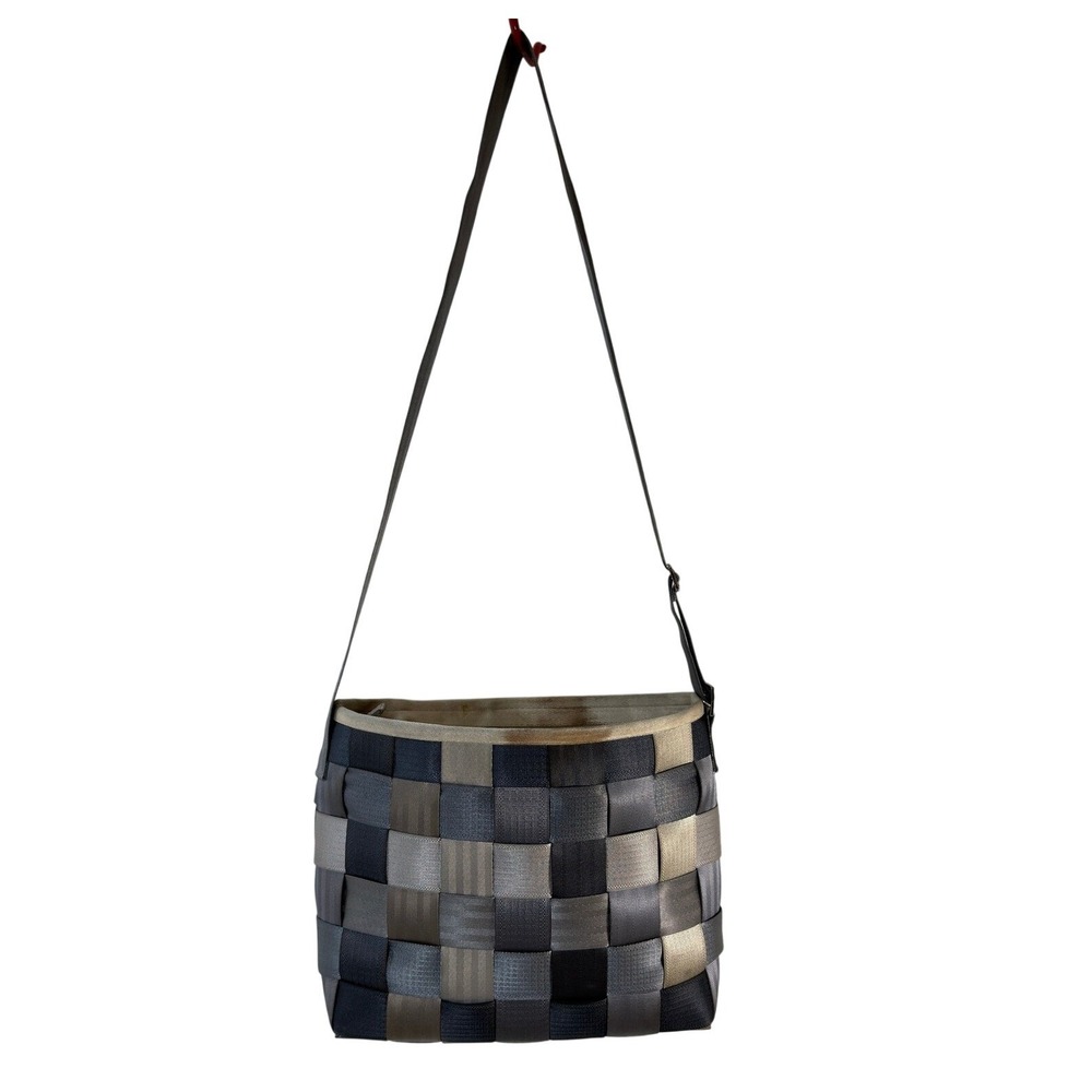 Harveys Women Woven Seatbelt Messenger Bag Industrial Sustainable Everyday